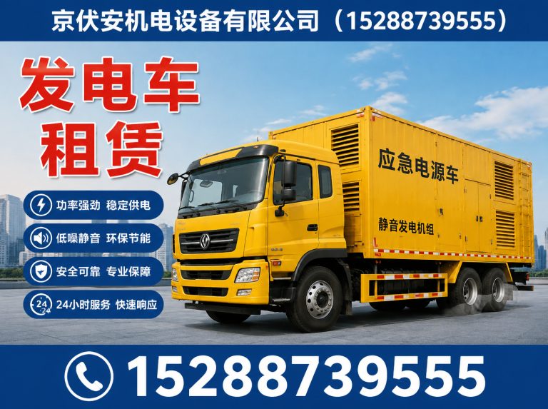 梅州发电机出租展示图